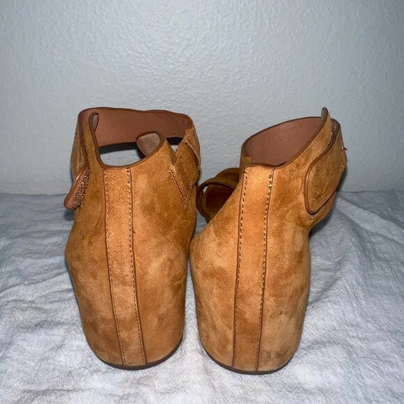 Kenneth Cole Gentle Souls Suede Wedge Sandals, Summer Shoes, Size 8 Sandals - Picture 5 of 8
